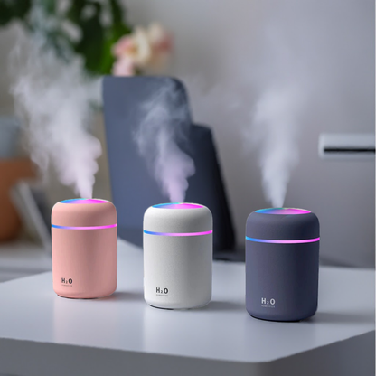 Mini Luchtbevochtiger: Ultrasone Aroma Diffuser met Auto Shut-Off en USB