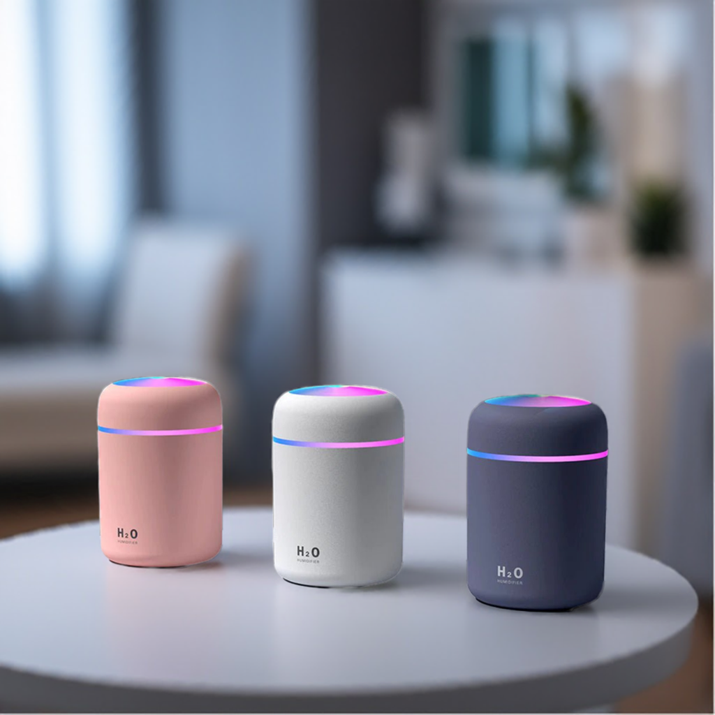 Mini Luchtbevochtiger: Ultrasone Aroma Diffuser met Auto Shut-Off en USB