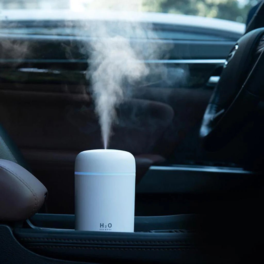 Mini Luchtbevochtiger: Ultrasone Aroma Diffuser met Auto Shut - Off en USB - Cosybiz - 