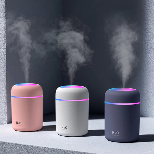 Mini Luchtbevochtiger: Ultrasone Aroma Diffuser met Auto Shut - Off en USB - Cosybiz - 