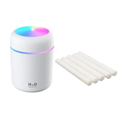 Mini Luchtbevochtiger: Ultrasone Aroma Diffuser met Auto Shut - Off en USB - Cosybiz - 